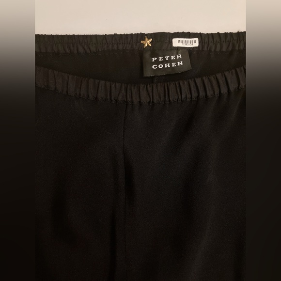 PETER COHEN Bias 4-Ply Wide-Leg Silk Pant High Rise Small $950 Excellent Cond. - Picture 6 of 14